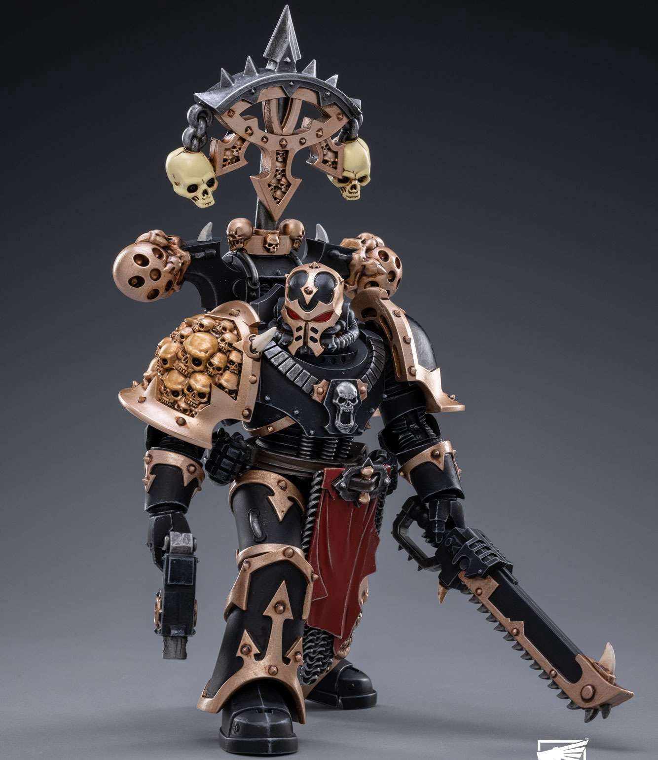 JoyToy - Warhammer 40K - Black Legion: Chaos Space Marine D  1/18 Figure, Dark Source Trading, Gifts