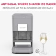 thumbnail image 5 of Frigidaire Gallery Artisanal Clear Sphere Ice Maker, Self-Cleaning Premium Ice Machine with Touch Controls, Grey, 5 of 20