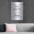 thumbnail image 6 of Luxe Metal Art 'Let Me Sleep' by Lori Deiter, Metal Wall Art, 24"x36", 6 of 9