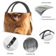 thumbnail image 4 of Balery Happy Fluffy Running Dog Bolsa de Aislamiento Portátil – Bolsa de Almuerzo con Forro de Aluminio Mejorado, Funda Impermeable y Fácil de Limpiar para Picnic y Caja de Almuerzo, 4 of 6