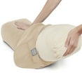thumbnail image 6 of Yoga Meditation Cushion, 25" x 12" Rectangular Bolster with Removable Cover - Beige, 6 of 6