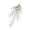 White, variant on Ageoie 1Pcs Artificial Hanging Flowers for Outdoor Decoration Fake Hanging Plants Faux Flowers Artificial Plastic Vines Ivy for Outdoor Indoor Garden Party Decor, White