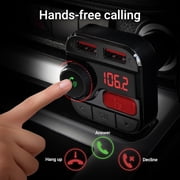 Monster Bluetooth FM Transmitter for Cars with 2 USB Ports, 3.4A , 7.9” x 2.8” x 2.2”, 0.25lb