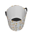 thumbnail image 5 of Uemuo Squirrel In The Forest Pattern Circular Laundry Hamper Basket with handles,Collapsible laundry basket,Large capacity laundry hamper,Laundry Organizer-, 5 of 8