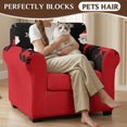 thumbnail image 4 of Chririnla Christmas 2 Piece Armchair Slipcovers, Elastane Fabric Chair Slipcover with Elastic Bottom, Washable for Living Room and Pet Protection, 4 of 8