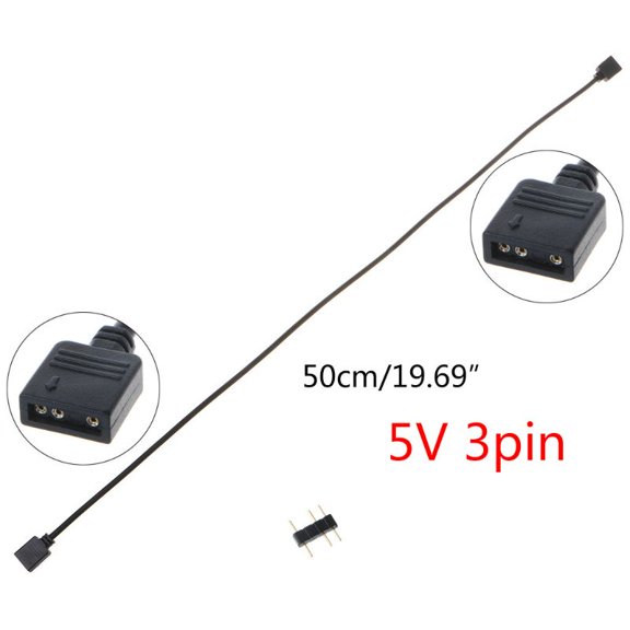 ZUARFY 5V3Pin Interface Transfer Extension Cable RGB Splitter for A-SUS MSI Motherboard