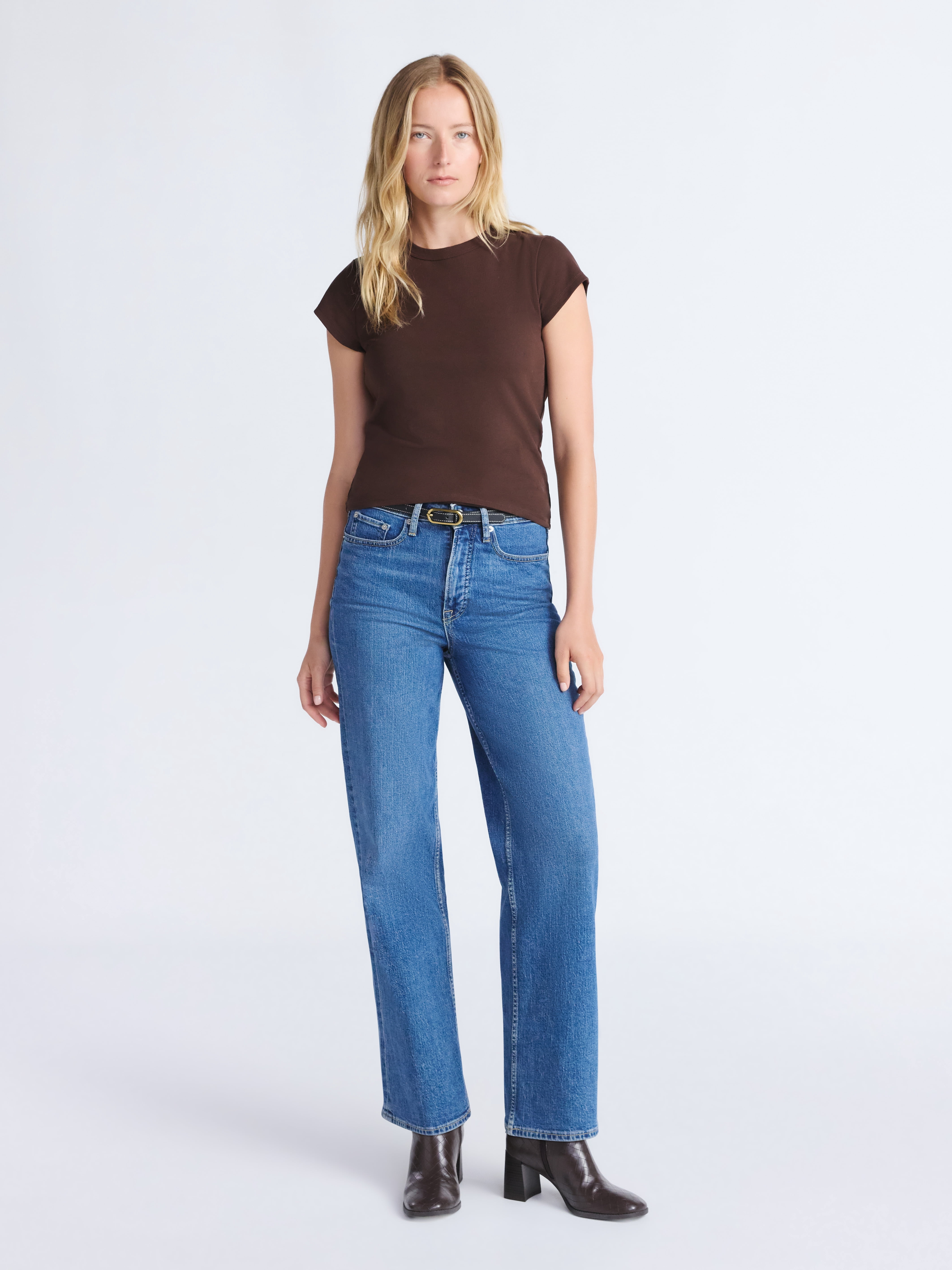Free Assembly Women's and Women's Plus Cap Sleeve Tee, Sizes XS-4X