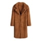 thumbnail image 5 of Chaquetas para mujer, abrigo cálido de piel sintética para mujer, chaqueta de invierno con cuello vuelto sólido, prendas de vestir exteriores Odeerbi ODB-3, 5 of 7