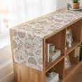 thumbnail image 6 of Khaki Fruit 120 Inch Table Runner, Country Retro Floral Botanical Plant Farmhouse Dresser Scarf Cotton & Linen Tablerunner for Dining/Kitchen Island/Holiday Party Décor 13" x 120", 6 of 9