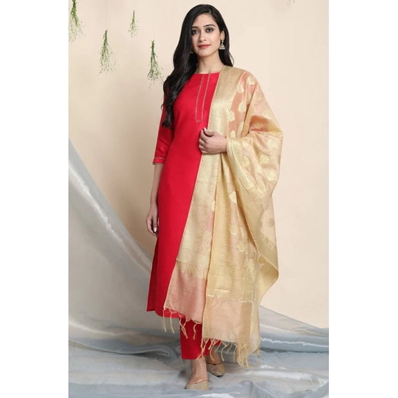 Party Wear Suits | Wedding Wear 3 Piece Sharara Suit | Kurta With Sharara and Dupatta Set | 3 Piece Set | Indian Pakistani Festive Dresses