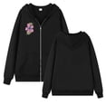 thumbnail image 4 of Cathalem Hoodies for Women Sweatshirt Zip Up Hoodie Fall Fashion 2025 Trendy Long Sleeve Jackets Winter Clothing Outfits (Black,M), 4 of 4