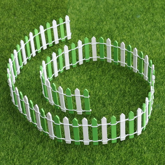 HONMEET GooHochy Flexible Mini Garden Fencing for Holiday Displays, Mini Houses, Outdoor Decoration, Easy Installation