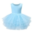 thumbnail image 2 of HUANBAI Children's Tutu Dress For Performance And Personality Sleeveless Dress For Girls Long Maxi Dress 5-6 Years, 2 of 3