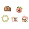 thumbnail image 2 of asddcavvf Tiered Mini Spring Tray Decorations Fresh Kitchen Home for Easter Wood Market Flat Flower Summer Summer Tiered Tray 3D Desktop Ornament Two Tier Tray Small, 2 of 7
