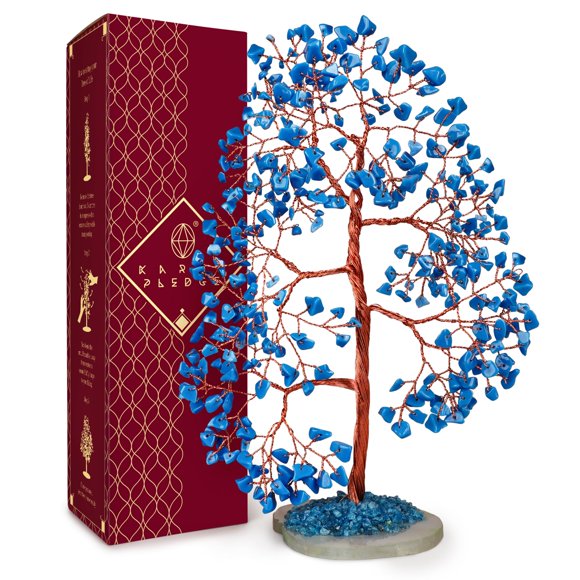 Crystal Tree Karmapledge Turquesa Chakra Healing para decoración
