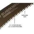 thumbnail image 4 of Silky Saws Sugoi Saw, 14.2 in. Hand Saw Curved Blade Razor Sharp, 4 of 9
