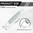 thumbnail image 2 of Uxcell Ressorts pour Trampolines, 2 Pcs et Acier au Carbone et Ressort d'Extension pour Rebondisseur de Mise en Forme de 5,3 Pouces, Accessoires de Remplacement Robustes pour Trampolines Universels, 2 of 6