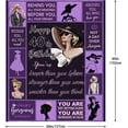 thumbnail image 3 of Mubpean 40th Birthday Gifts Women Blanket - 40th Birthday Gift Ideas - 40 Year Old Birthday Gifts for Women - 40 Birthday Gifts for Women, Gifts for Women Turning 40, 40th Party Decor Blankets 60"x50", 3 of 9