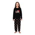 thumbnail image 4 of Funny Soccer Santa Matching Christmas Pajamas Family And Dog, Top And Bottoms With Pockets, Extended Sizes, 4 of 7