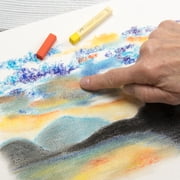 Faber-Castell Soft Pastel Half Sticks (1.5”), 24 Vivid Colors