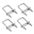 thumbnail image 1 of U Bolt Stainless Steel - 4PCS Square Tie Down U-Bolt with Frame Plates & Nuts, 1 of 5