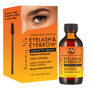 Sunny Isle Jamaican Black Castor Oil Eyelash & Eyebrow Growth Serum 2 oz
