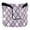 Violet Block, variant on Haosy Watercolor Gnomes in Clover Fields Golf Mallet Putter Cover Strong Magnetic Leather Golf Club Headcover Closure