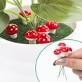 thumbnail image 3 of Minzimin 60pcs Mini Mushroom Decor Set, Fairy Garden Accessories with Fake Mushrooms & Figurines for Outdoor Fairy Decor, Cake Decorations, 3 of 5