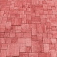 thumbnail image 1 of Ahgly Company Indoor Square Patterned Fire Engine Red Area Rugs, 8' Square, 1 of 6