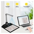 thumbnail image 2 of Document Camera For Teachers A3 Scanning Size Book Scanner, 10Mega-Pixel Lens Book & Document Scanner W/LED Lights Portable ,Easy to Use, 2 of 7