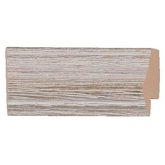 Picture Frame Moulding (Wood) 100Ft Bundle - Rustic White Washed Finish - 1" Width - 7/16" Rabbet