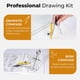 thumbnail image 3 of Juego de geometría Nicpro 22 piezas con estuche, compás, reglas y lápiz, 3 of 8