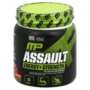 MusclePharm Assault Pre Workout Powder, Fruit Punch, 30 Servings