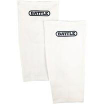 Battle Sports Youth Performance Football Full Leg Sleeves - S/M - White/Black