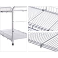thumbnail image 4 of Organizador de 2 niveles debajo del fregadero y estante de almacenamiento extensible para gabinete para cocina, baño, plata, 4 of 4