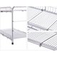 thumbnail image 4 of Organizador de 2 niveles debajo del fregadero y estante de almacenamiento extensible para gabinete para cocina, baño, plata, 4 of 4