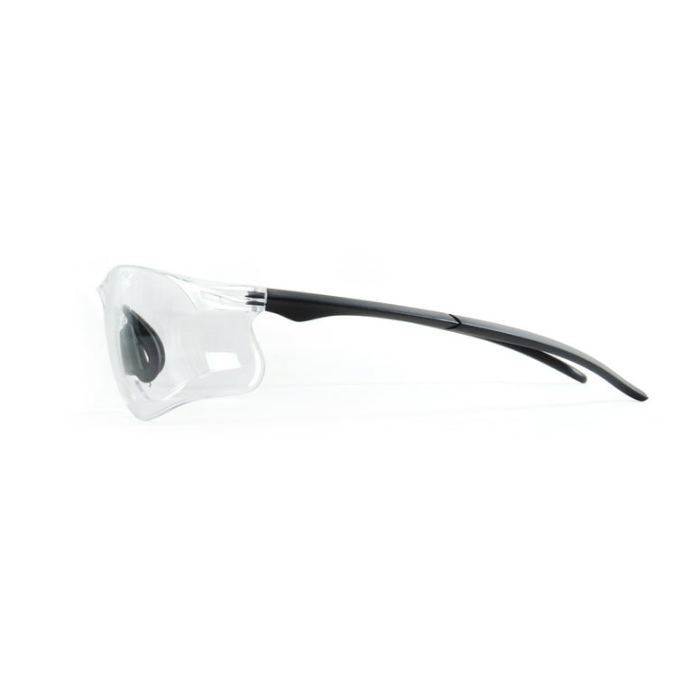 Hyper Tough Clear Safety Glasses with Z87.1 Poly-Carbonate Lens