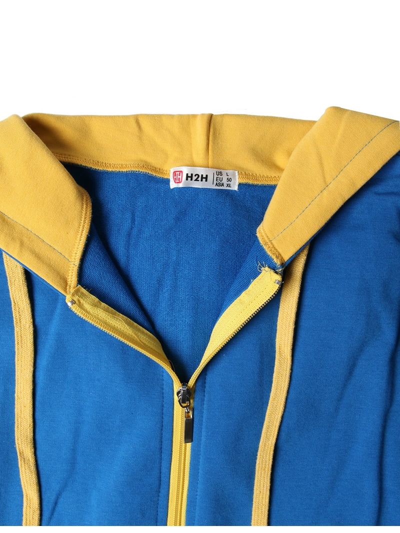 H2H Mens Fashionable Active Sleeveless Hoodie Zip-up Vest