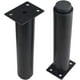 thumbnail image 4 of Paquete de 4 patas ajustables de metal para muebles, patas de pie para gabinete, marco central de cama resistente, pata de soporte de listones para mesa, cama, sofá (80mm-120mm negro + blanc, 4 of 5