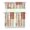 White-219, variant on Kitchen Curtains Set Boho Chic Tribal Vintage Style Tier and Valance Bohemian Rustic Artistic Earthy Nordic Patterned Rod Pocket Curtains for Kitchen Window