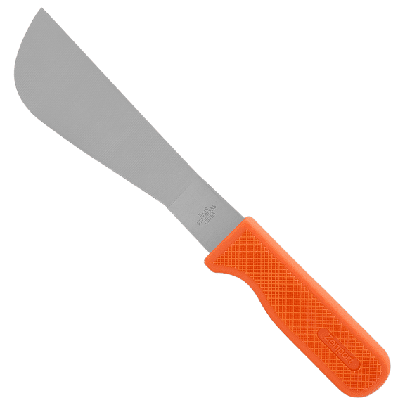 Zenport K114 Crop Harvest Knife, 7.25 Inch Stainless Steel Blade, Orange