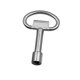 thumbnail image 1 of Llave triangular de metal, llave triangular, llave de caja de medidor, llave de medidor de gas, para gabinete de medidor eléctrico de agua de gas 2 piezas ShuxiuWang 8390606648587, 1 of 1