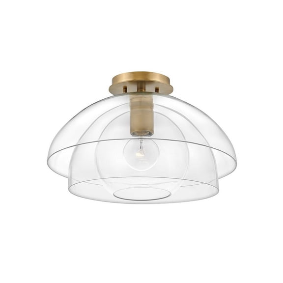 Hinkley Lighting - One Light Semi-Flush Mount - Lotus - 1 Light Medium
