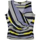 thumbnail image 1 of Blusa sin mangas a rayas DKNY para mujer azul mediano, 1 of 2