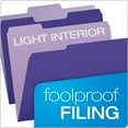 thumbnail image 3 of Pendaflex Interior File Folders 1/3 Cut Top Tab Letter Violet 100/Box 421013VIO, 3 of 6