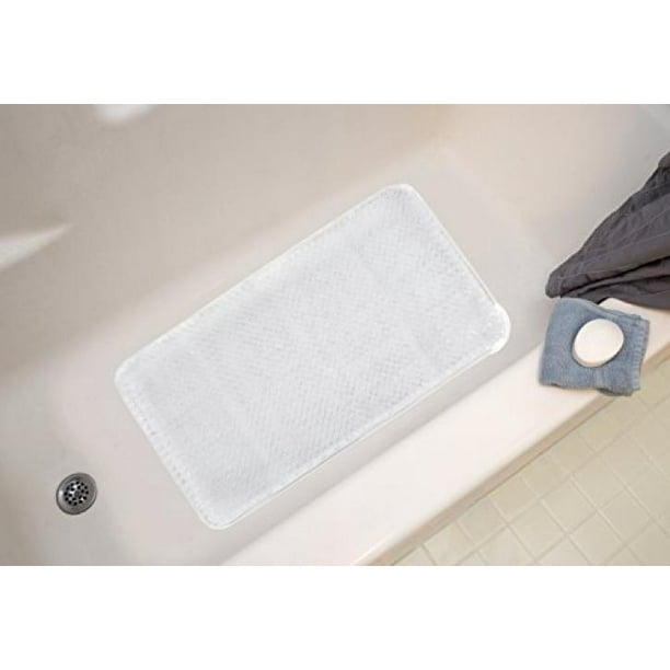 Ginsey Aquatouch Soft As Grass Bath Mat, Clear