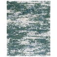 thumbnail image 2 of SAFAVIEH Berber Damian Abstract Shag Area Rug, Green/Beige, 9' x 12', 2 of 11