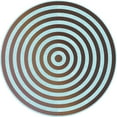thumbnail image 1 of Ahgly Company Machine Washable Indoor Round Transitional Blue Lagoon Blue Area Rugs, 4' Round, 1 of 7