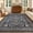 Black, variant on Washable Floral Area Rug – Low Pile Soft Non Slip Carpet for Living Room, Bedroom, Dining Room – Machine Washable, Pet Friendly, Stain Resistant