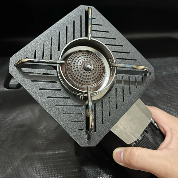 Outdoor Burner Heat Shield, Aluminum Alloy Lightweight Camping Stove Insulation Board for Hiking